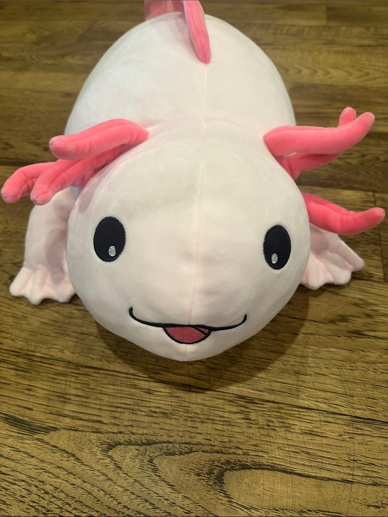 go! Other - Super Soft Plush Pink Axolotl Stuffed Animal - Soft Cuddly Toy
